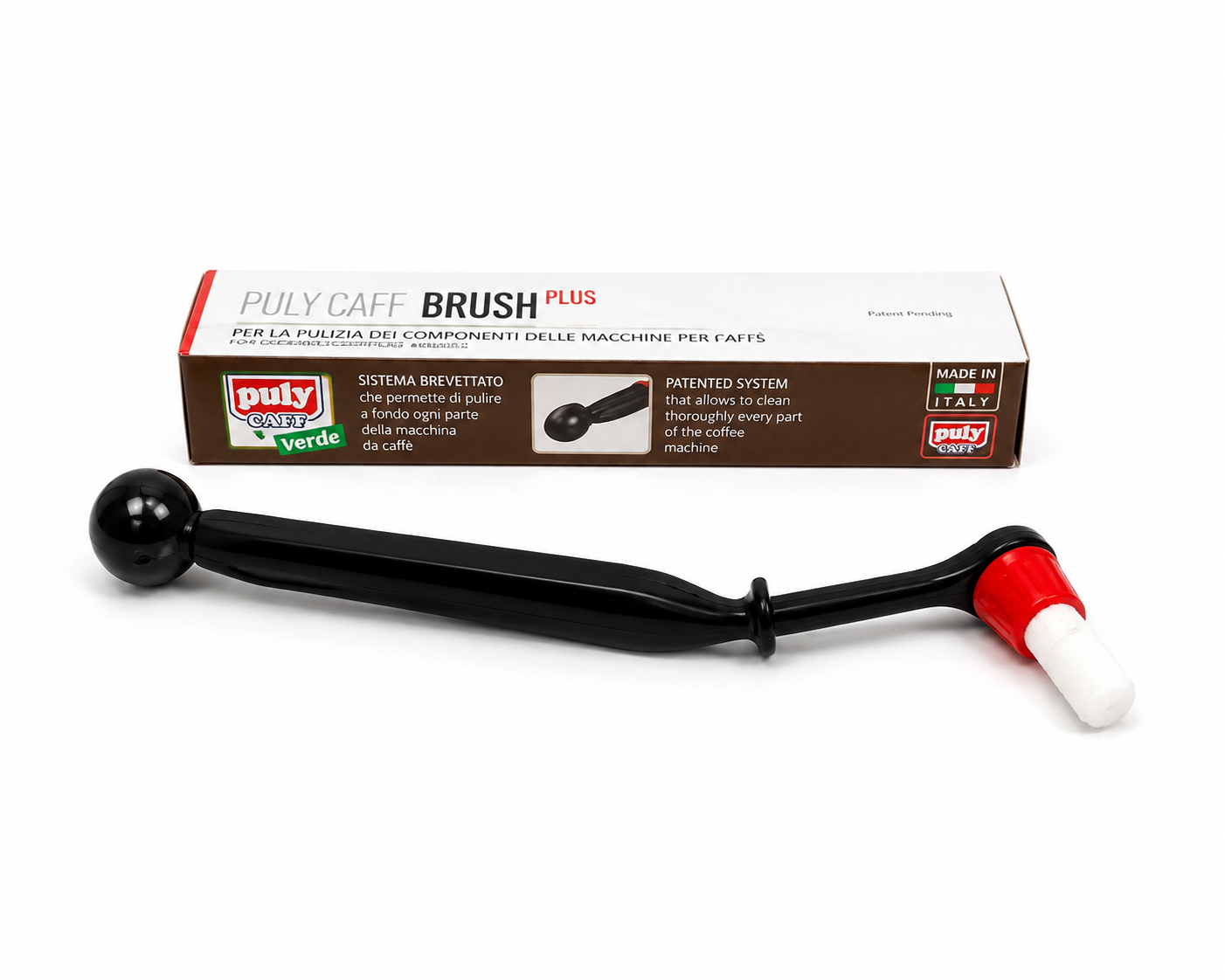 فرچه نظافت دستگاه اسپرسو Puly Caff Brush Plus | برس شست‌وشوی هدگروپ و تجهیزات اسپرسوساز