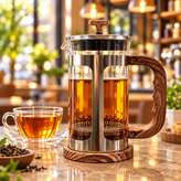 فرنچ پرس AOYALAI مدل TRENDY حجم ۶۰۰ میلیلیتر طرح چوب